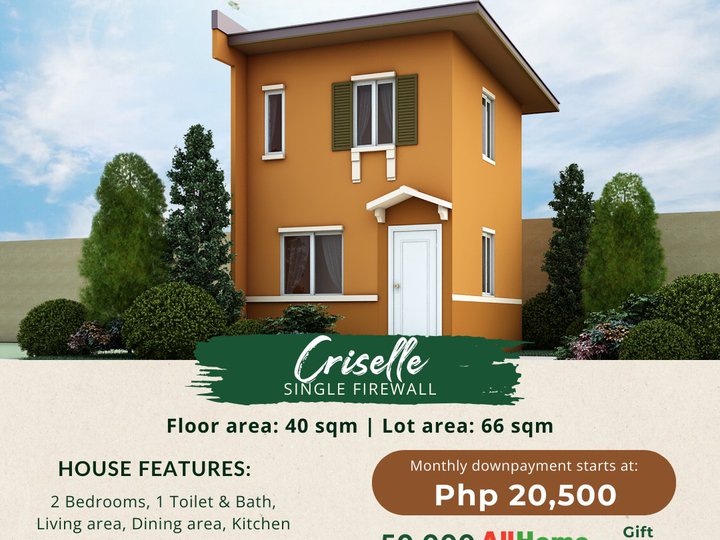 Newly Built 2-bedroom Criselle For Sale in Bacolod Negros Occidental
