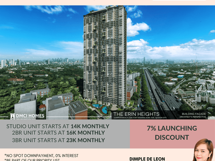 The Erin Heights Pre-selling Condominium in Commonwealth Quezon City