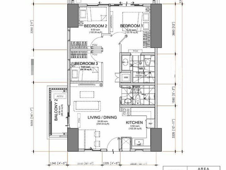 DMCI HOMES ONE DELTA TERRACES: 3-bedroom Residential Condo For Sale in West Avenue, Quezon City