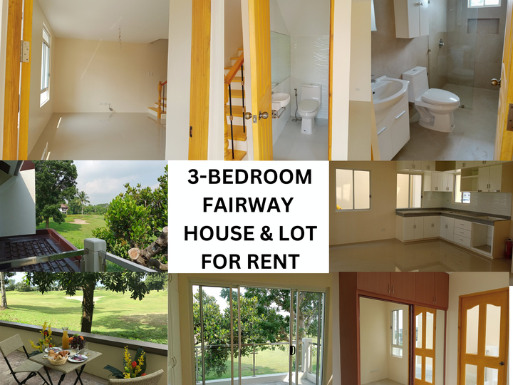 3BR Golf Property House and Lot for RENT in Silang near Tagaytay