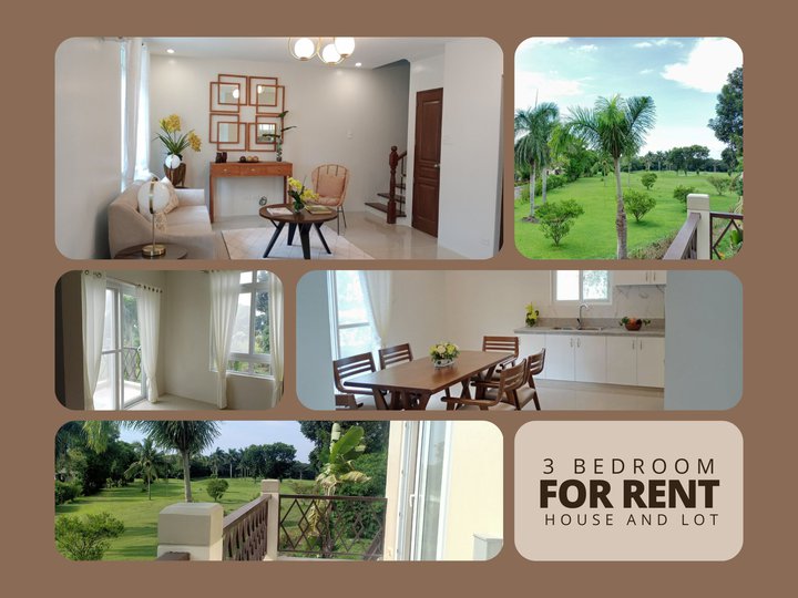 3BR House & Lot for RENT  w/ Country Club amenities in Silang