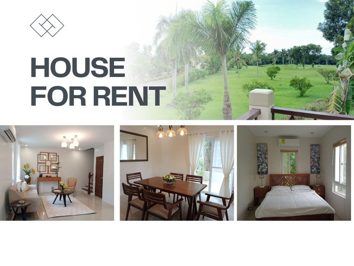 3 Bedroom House and Lot for RENT beside the Golf Course near Tagaytay