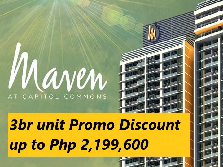 3-bedroom Condo 98sqm  For Sale in Ortigas Pasig Metro Manila