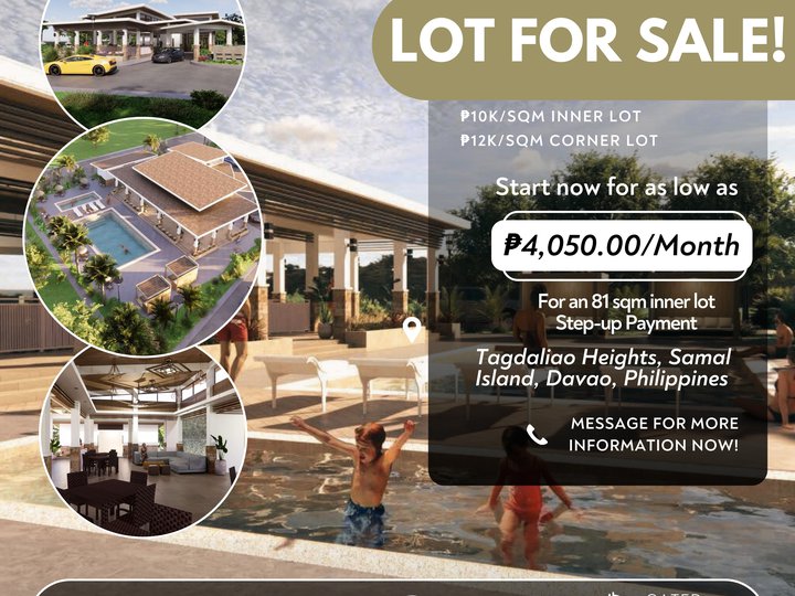 81 sqm Residential Lot For Sale in Samal Davao Del Norte