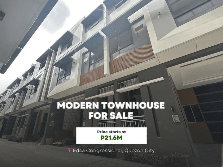 Townhouse For Sale Ready for Occupancy in Congressional Quezon City