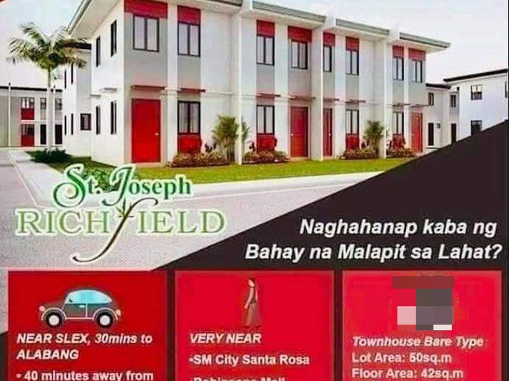 2-Storey Townhouse with carport