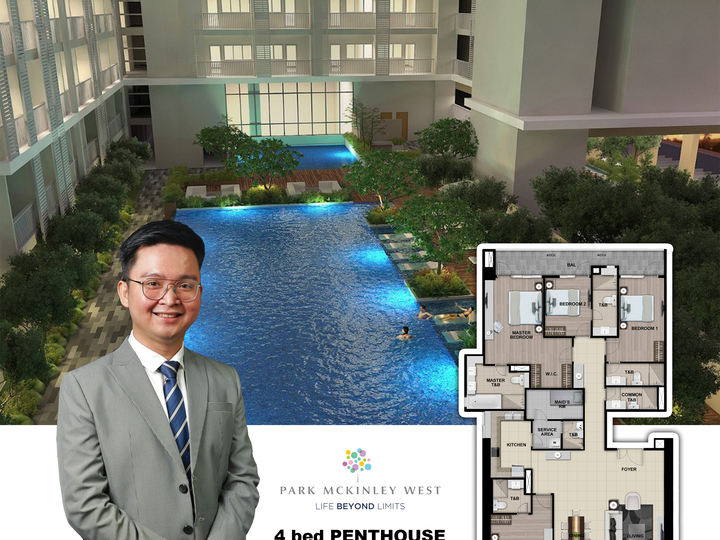 Bgc condo for sale 4 bed penthouse 229 sqm Megaworld Fort Bonifacio