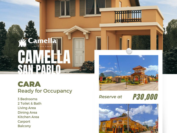 3BR House and Lot RFO in San Pablo Laguna
