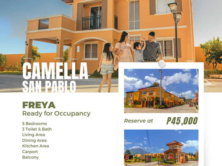 5BR House and Lot Ready for Occupancy in San Pablo Laguna