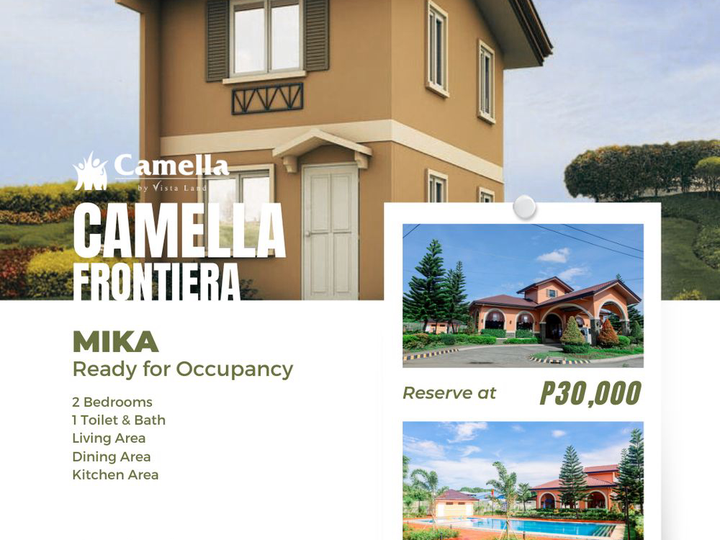 RFO House and Lot for Sale in Camella Frontiera - Sto. Tomas Batangas