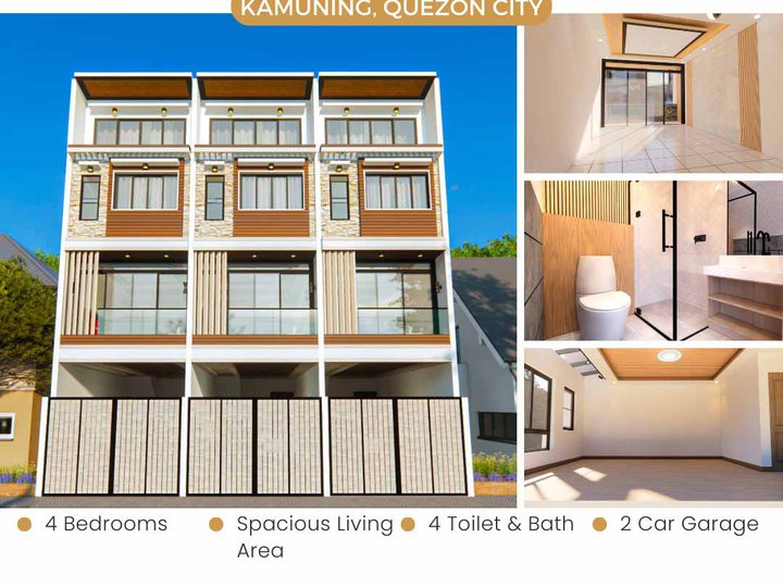 4-bedroom Townhouse For Sale in Diliman Quezon City / QC Metro Manila