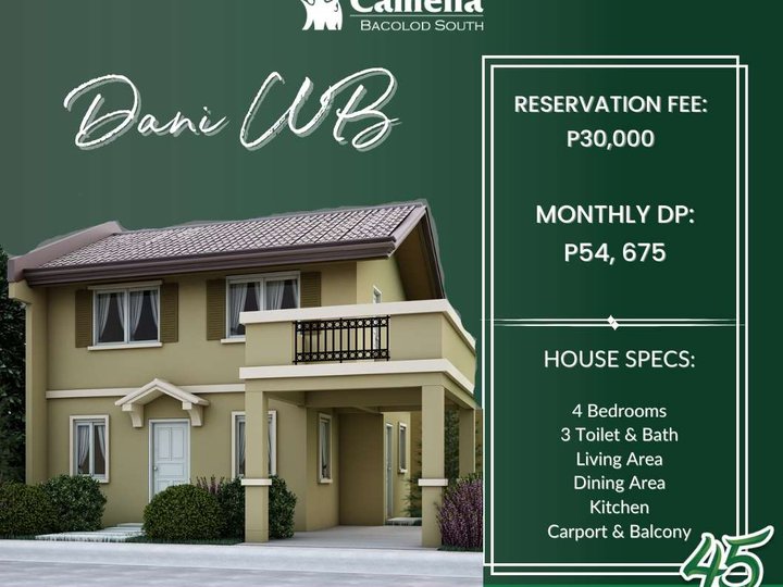 NRFO- 4 Bedroom Unit with Balcony House & Lot for Sale in Bacolod City