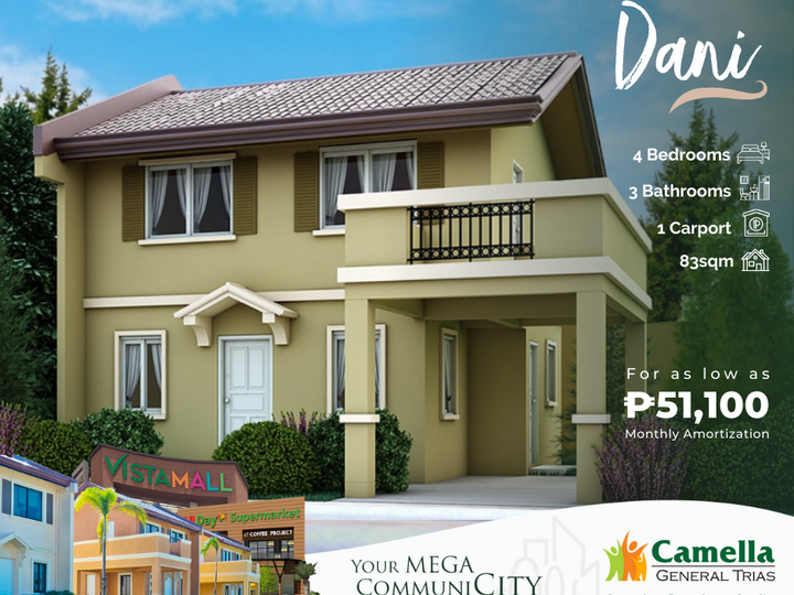 Pre Selling 4 Bedrooms Near Metro Manila | Camella in Cavite