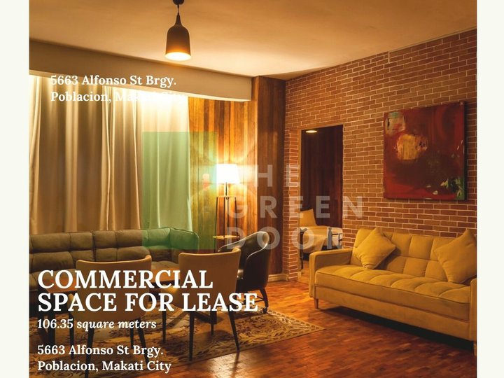 COMMERCIAL SPACE FOR LEASE IN BRGY. POBLACION MAKATI