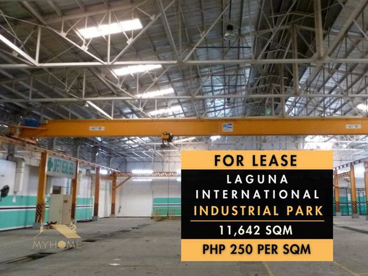 Laguna International Industrial Park (LIIP)  Warehouse for Lease