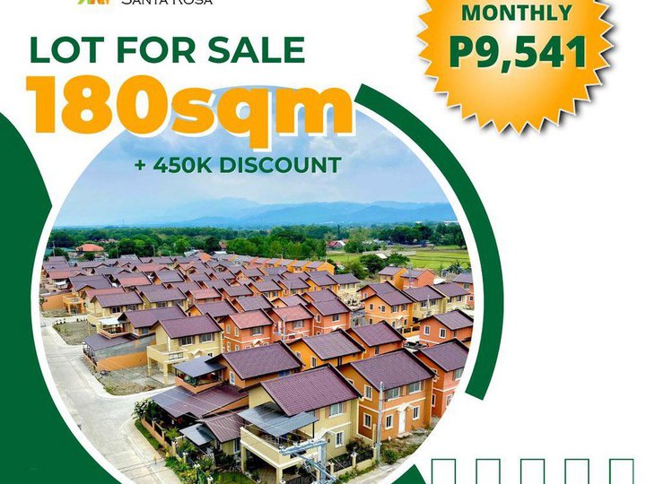 180 sqm Residential Lot For Sale in Santa Rosa Nueva Ecija