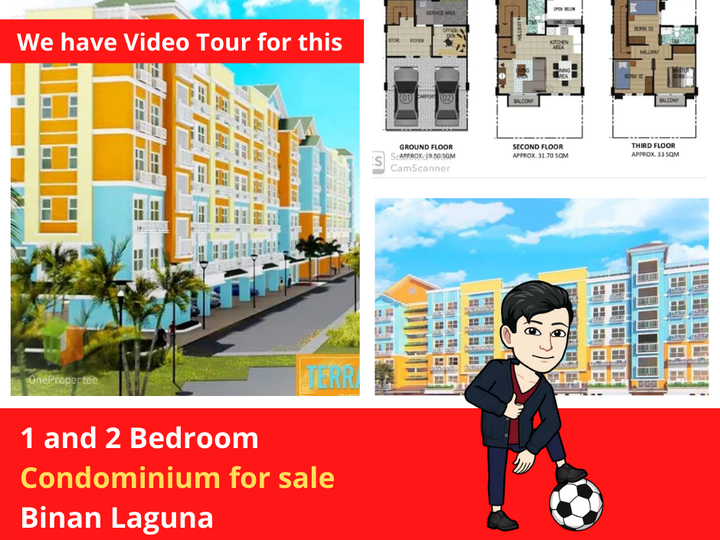 [ Video Tour ] Condominium near both CALAX and SLEX Exit Binan Laguna