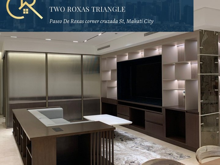 Sale 3Bedroom 3BR Fully Furnished Condo at Two Roxas Triangle , Makati