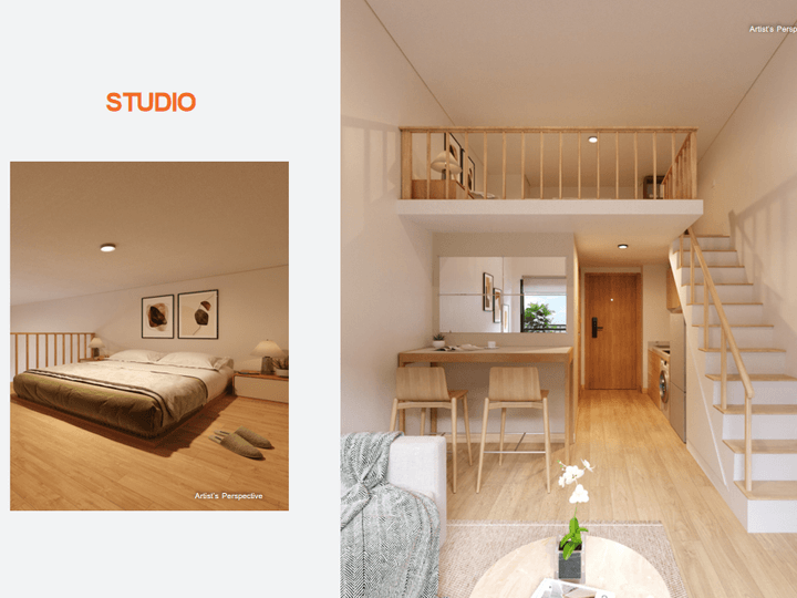 Serene and Functional 23.56 sqm Studio Unit at Lykke Kondo by PH1 World Developer in Pasig City