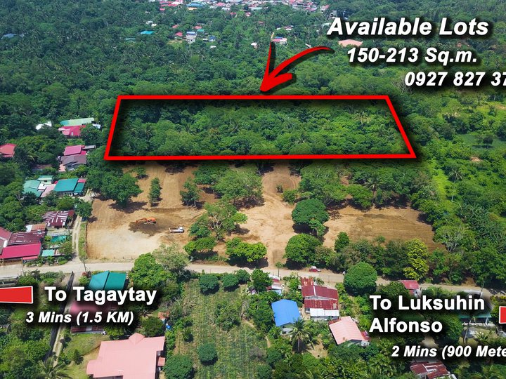 150 sqm Residential Lot Near Tagaytay - 3 Mins from Tagaytay