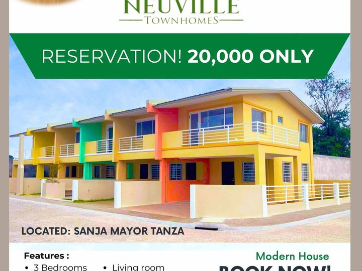 Complete 3-bedroom Townhouse For Sale in Tanza Cavite