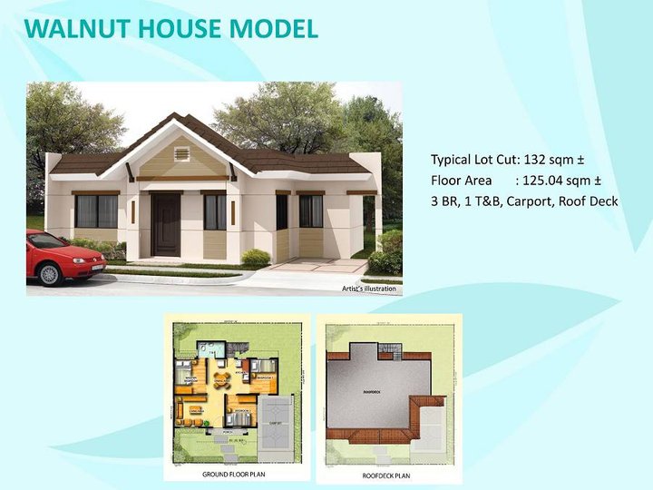 3 Bedrooms House and Lot for Sale in San Pedro,Laguna by Filinvest