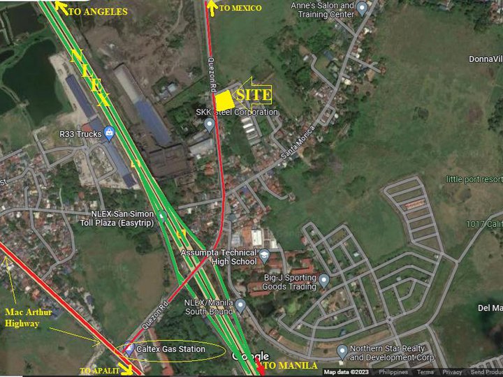 LOT IN PAMPANGA IDEAL FOR COMMERCIAL USE ALONG INDUSTRIAL ZONES VERY NEAR TO NLEX