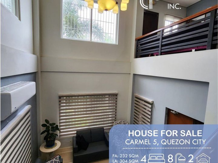 4-bedroom Single Detached House For Sale in Carmel 5, Quezon City