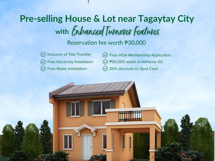3BR NON READY FOR OCCUPANCY HOUSE AND LOT FOR SALE IN SILANG CAVITE