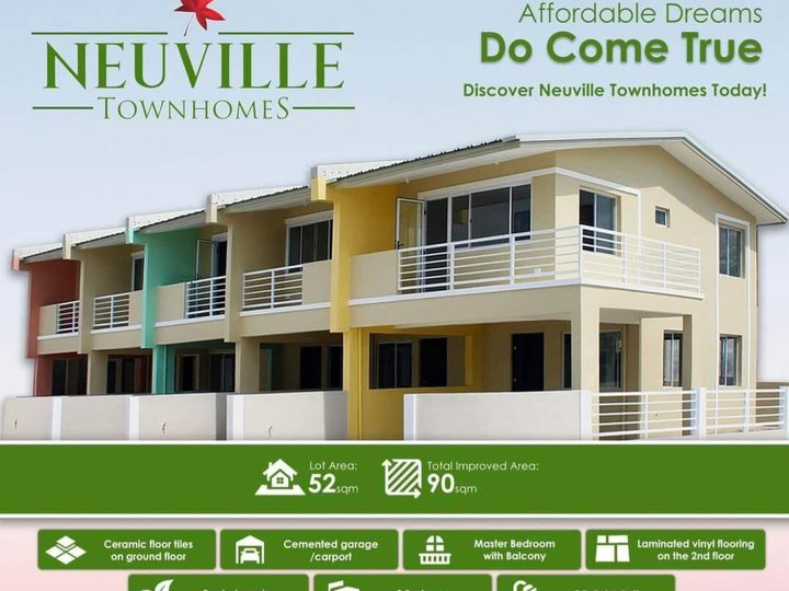 3-bedroom Townhouse with complete turn over for sale in Tanza Cavite