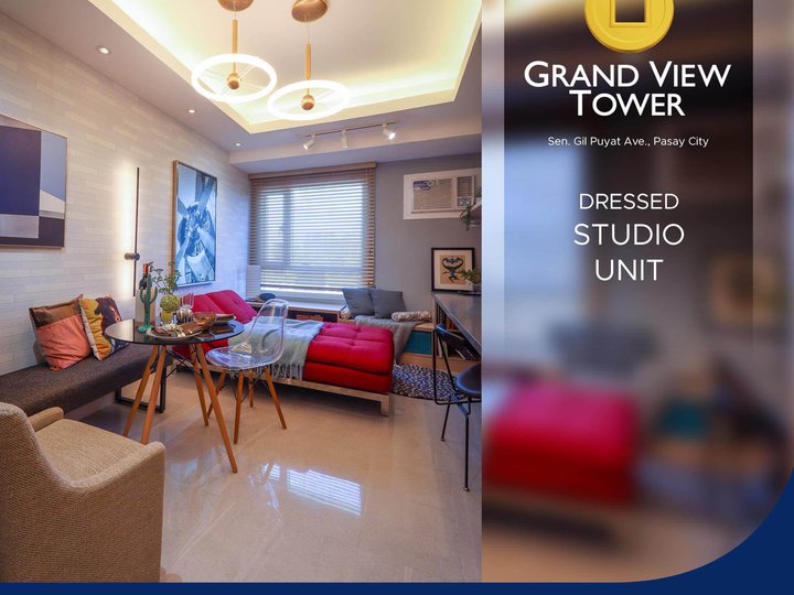 GRAND VIEW TOWER STUDIO UNIT 27SQM WITH BALCONY NO SPOT DOWNPAYMENT