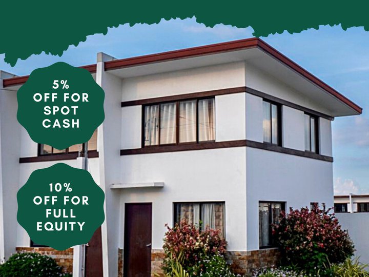 RFO 2-bedroom Townhouse For Sale thru Pag-IBIG in Tanza Cavite
