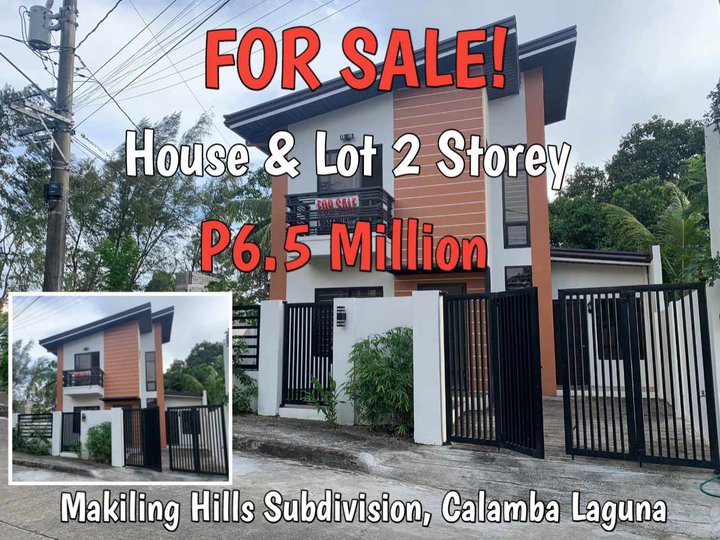 House&Lot 2 Storey P6.5 Million Makiling Hills Subd.,Calamba Laguna