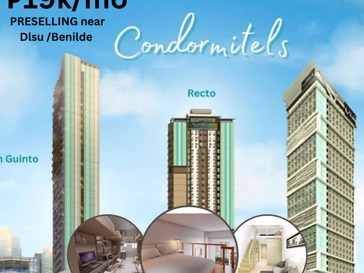 15k /mo 1-bedroom Condo For Sale near Dlsu Benilde  Manila