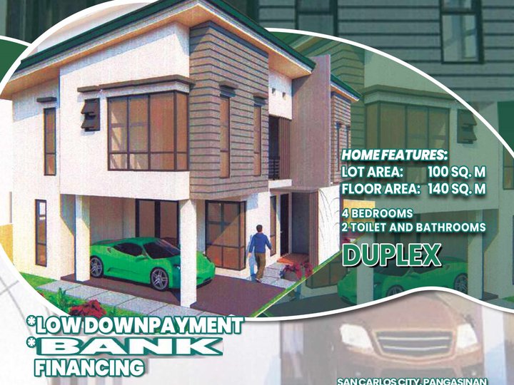 4-bedroom Duplex House For Sale in San Carlos Pangasinan