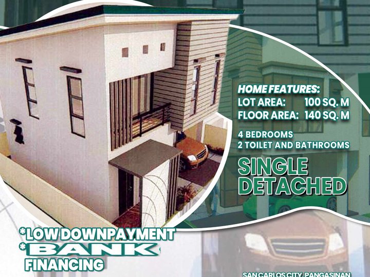 4-bedroom Preselling Single Detached House For Sale in San Carlos