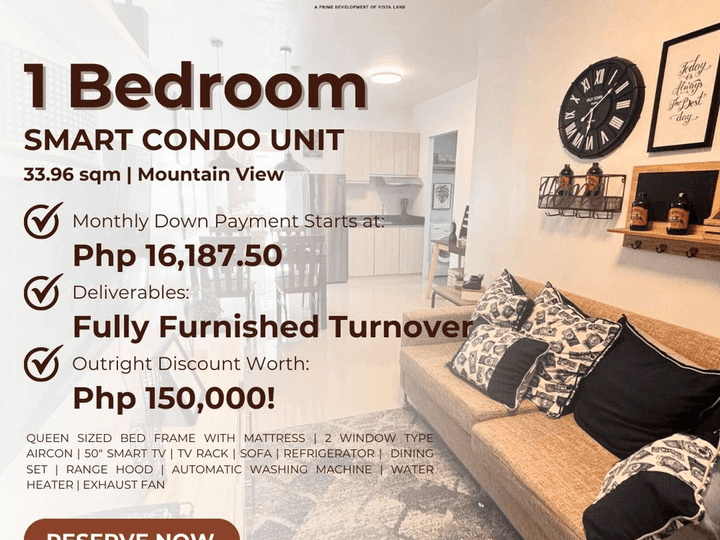 1 Bedroom Smart Condo Unit For Sale in Subic Zambales