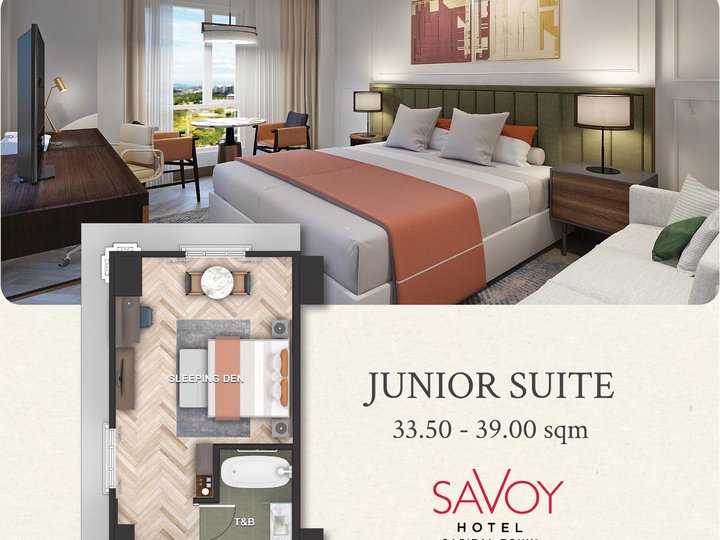 Junior Suite 39sqm Hotel Unit in Savoy Hotel San Fernando Pampanga