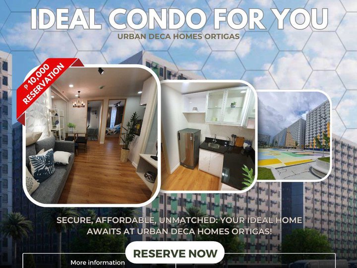 35.57 sqm 1-bedroom and more Condo For Sale in Ortigas Pasig Manila