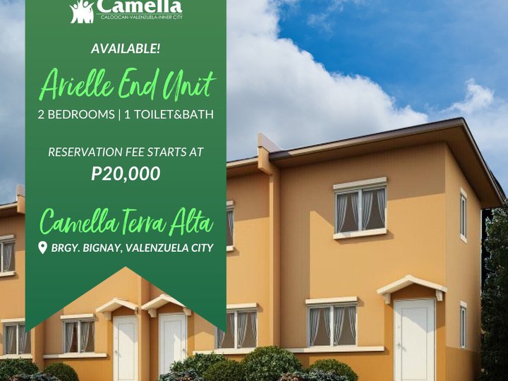 2-bedroom Townhouse For Sale in Valenzuela Metro Manila End Unit
