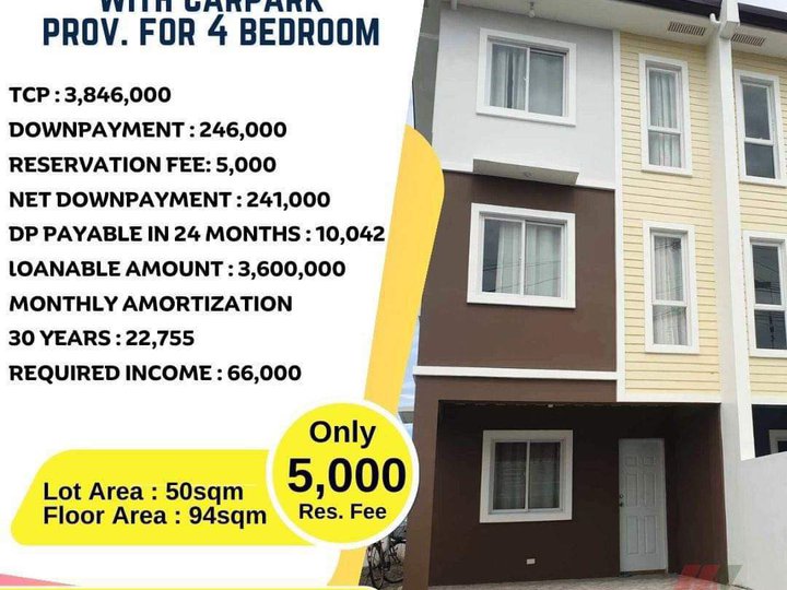 4-bedroom Townhouse For Sale in Imus Cavite