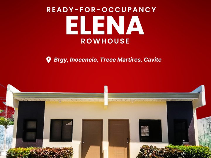 RFO 1-bedroom Rowhouse For Sale in Trece Martires Cavite