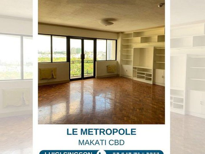 3br condo for rent in le metropole makati