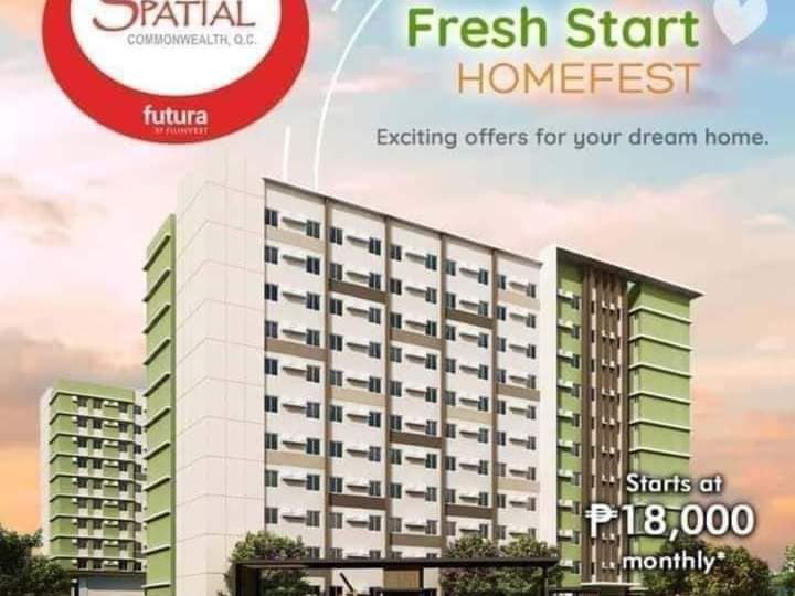 33.50sqm 2 Bedroom Condo For Sale in Quezon City