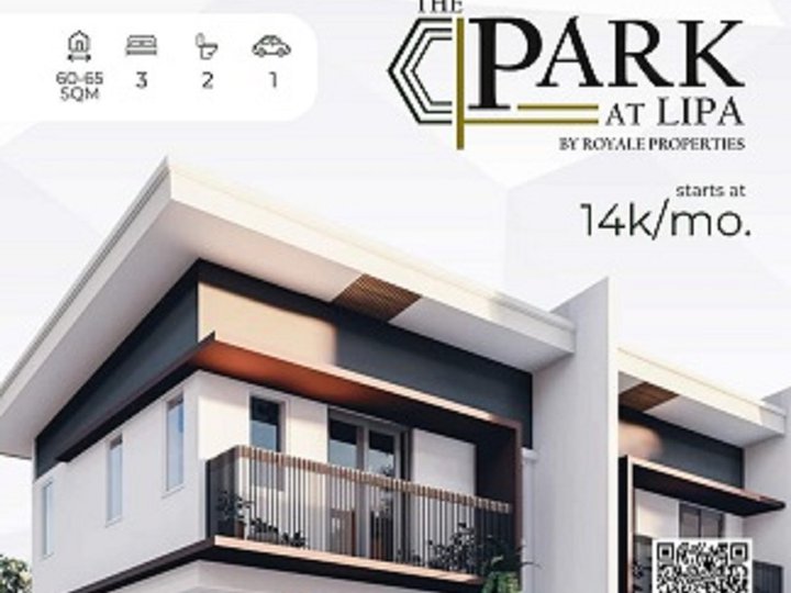 Brand new Townhouse for Sale in The Park Bolbok Lipa City Batangas