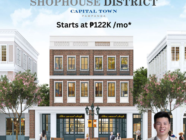 Capital Town Pampanga Shophouse Commercial Lot BLK 5 LOT 2 (280sqm)