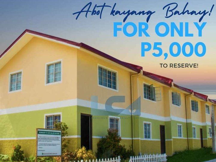 2-bedroom Townhouse For Sale thru Pag-IBIG in Alaminos Laguna