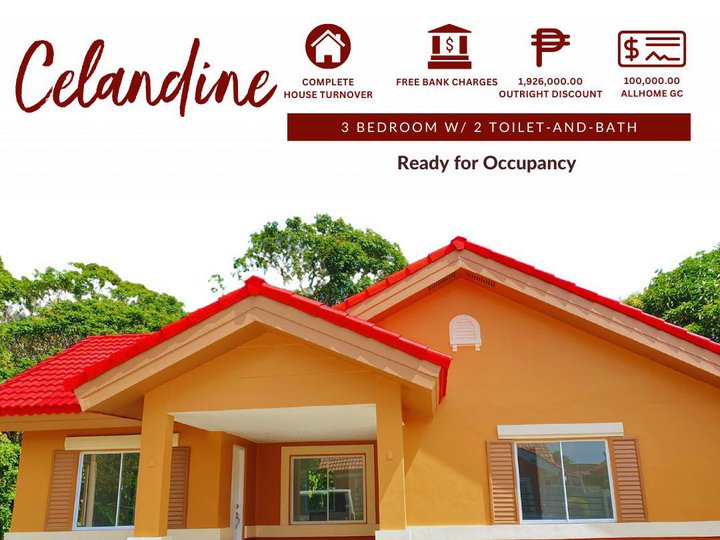 3-Bedroom Ready for Occupany Bungalow Iloilo House and Lot for Sale