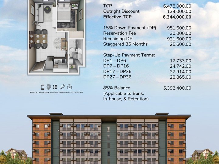 30.36 sqm 1-bedroom Condo For Sale in San Jose del Monte Bulacan