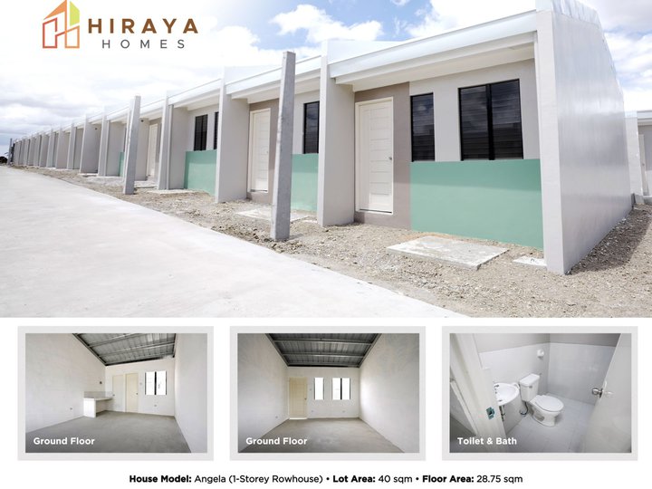 Hiraya Homes; 2-bedroom Rowhouse REOPEN units for sale in Trece